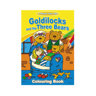 Wholesale Goldilocks And The Three Bears Colouring Book - (Case of 12)