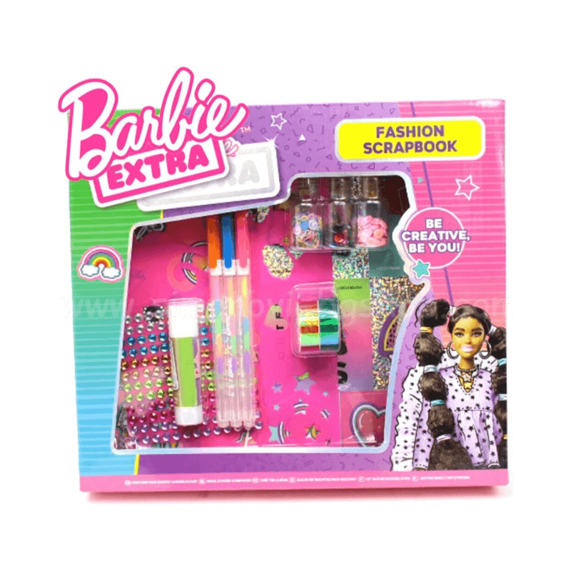 Barbie Scrapbooking Kit - Includes 99 Stickers, Scrapbook, Markers & More