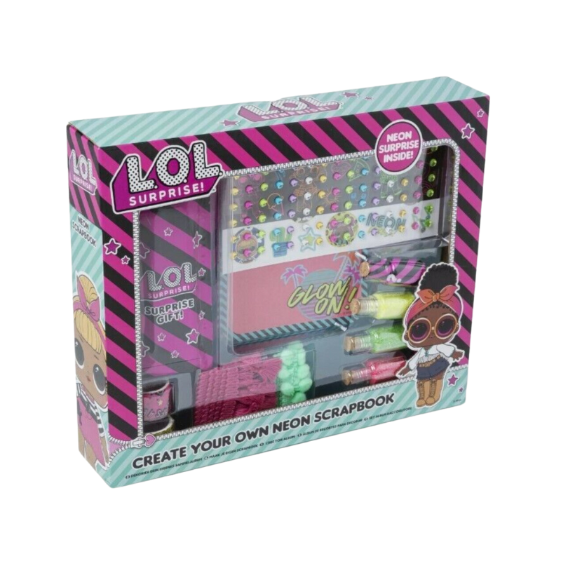 Wholesale LOL Surprise Create Your Own Neon Scrapbook - (Case of 9)