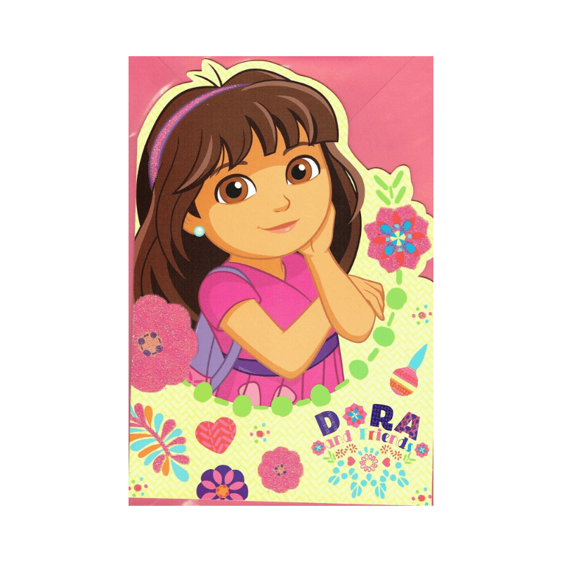 Wholesale Dora And Friends Birthday Card - (Case of 36)