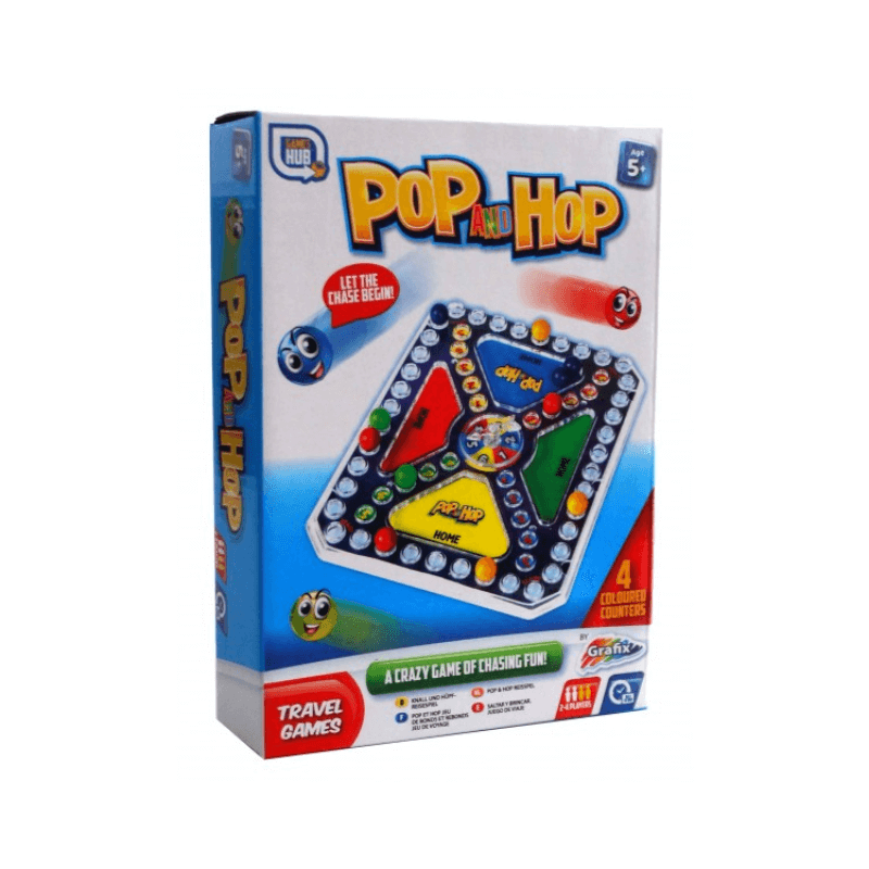 Wholesale Games Hub Travel Pop & Hop Board Game - (Case of 12)