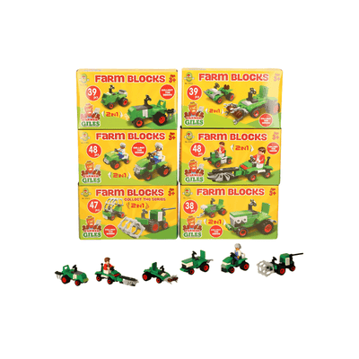 Wholesale 2 in 1 Farm Blocks - (Case of 12)