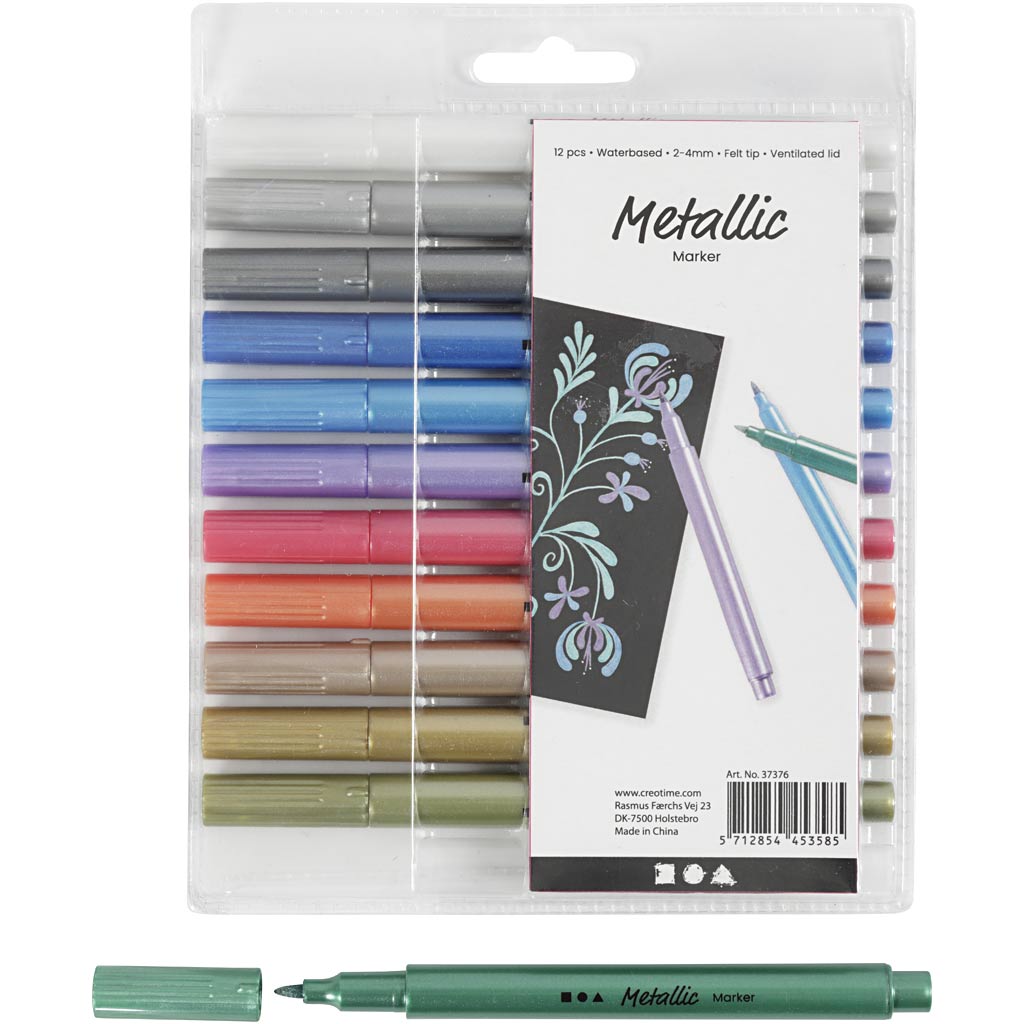 Metallic Marker - 12 Pack