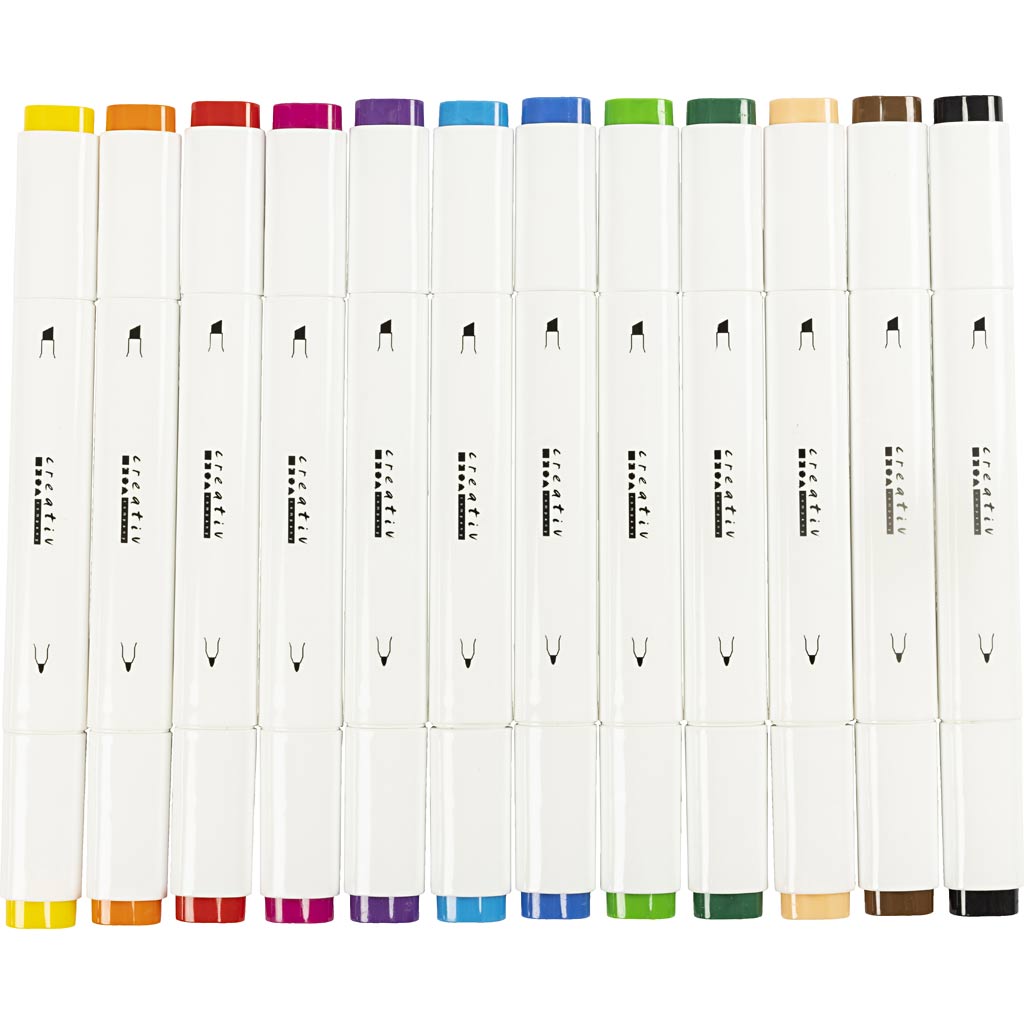 Illustration Marker Dual-Tip - 12 Pack
