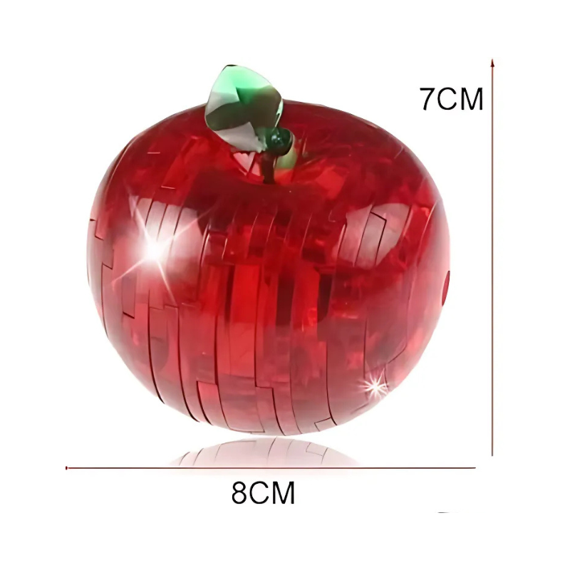 3D Apple Crystal Puzzle