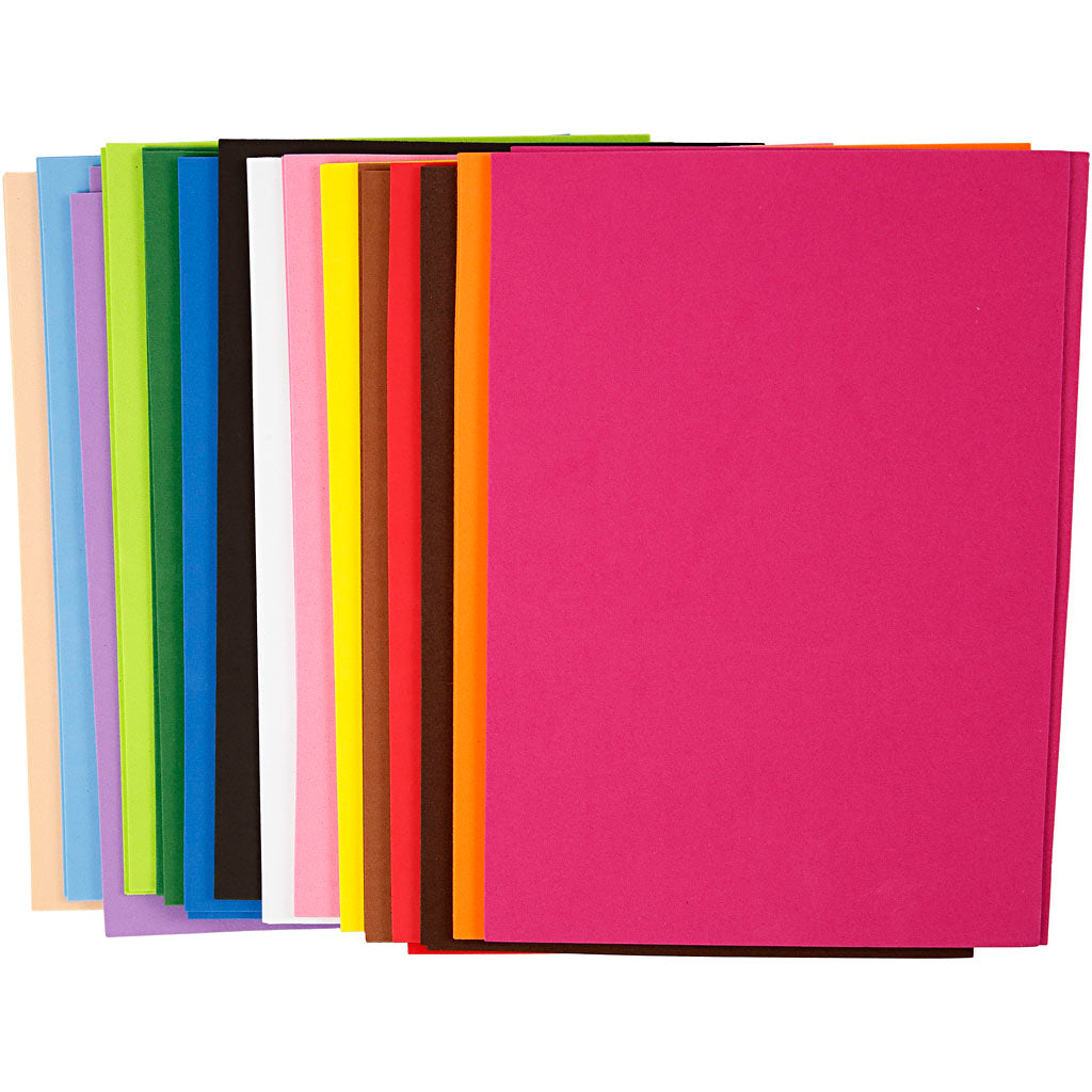 A4 Foam Sheets - 30 Assorted Sheets Thickness 2mm