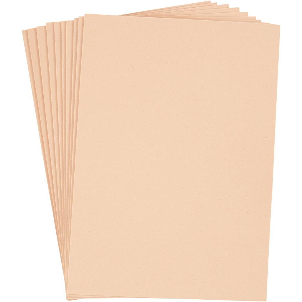 Cream Foam Sheets - 10 Sheet A4