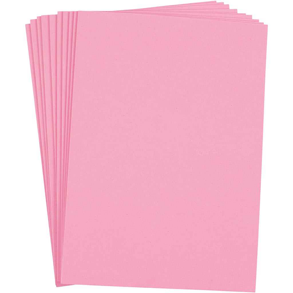 Rose Foam Sheets - 10 Sheet A4