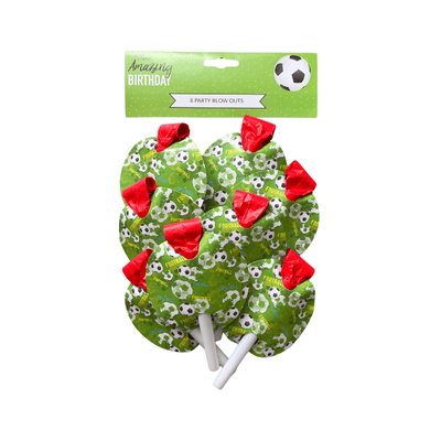 Wholesale 8 Football Party Blow Outs - (Case of 24)