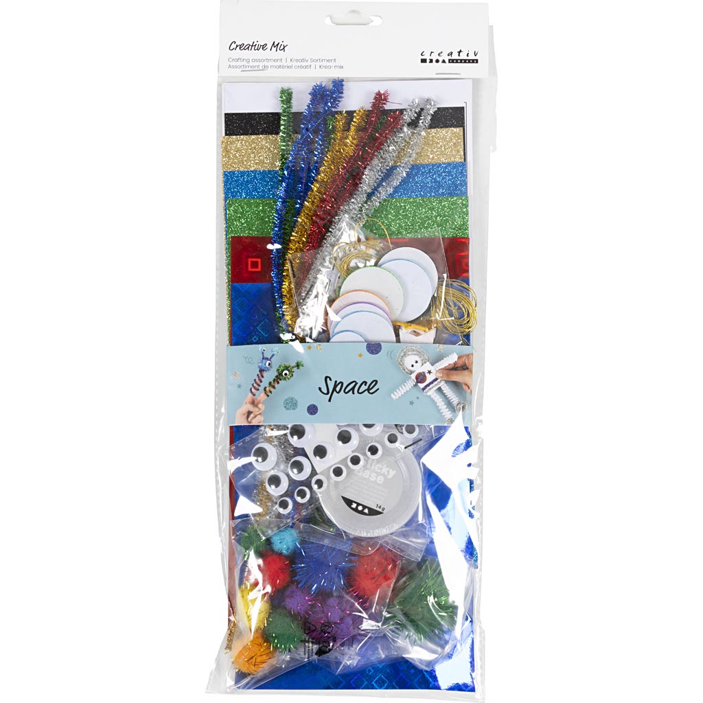 Space Themed Crafting Assortment Pack Craft Kit