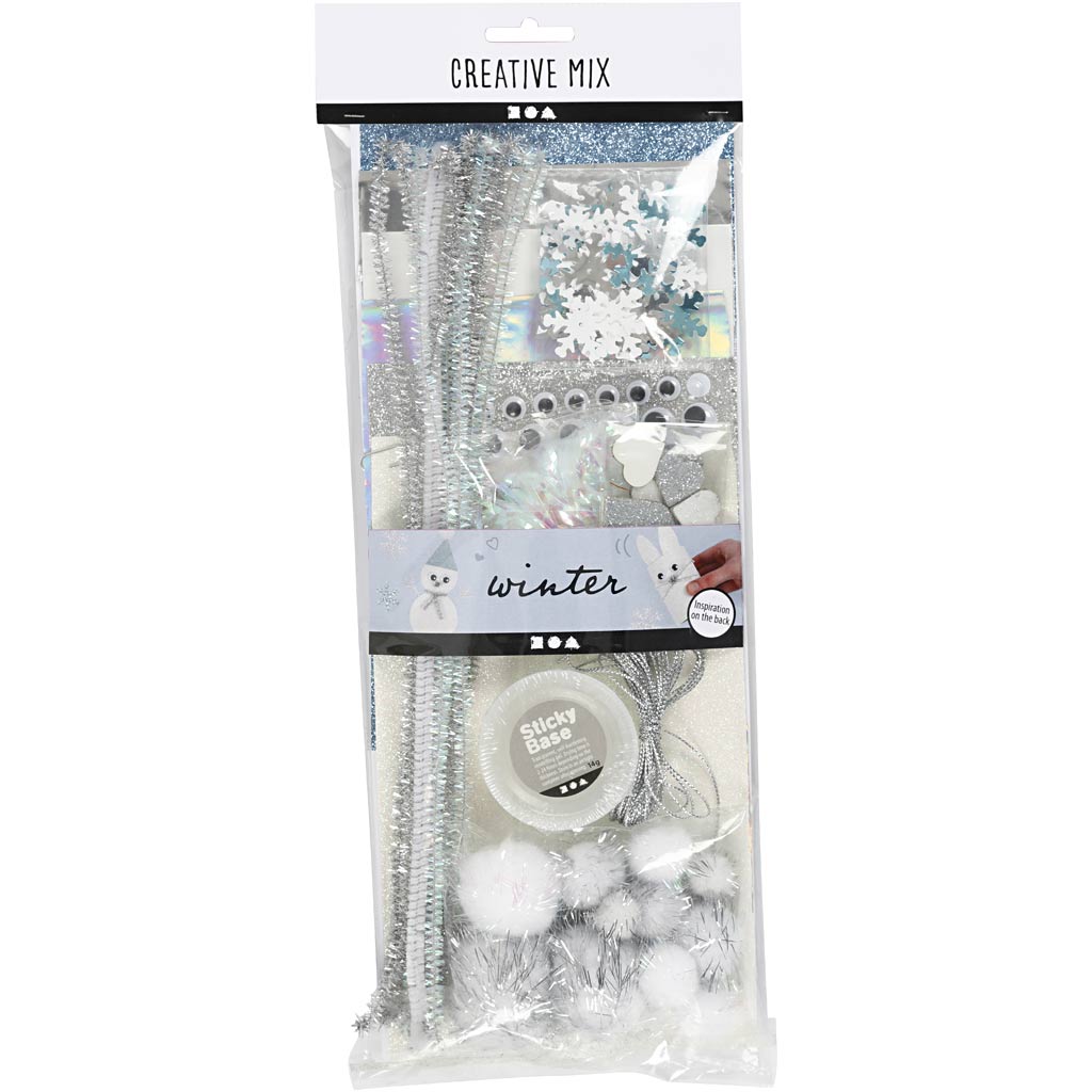 Winter Themed Crafting Assortment Pack Craft Kit