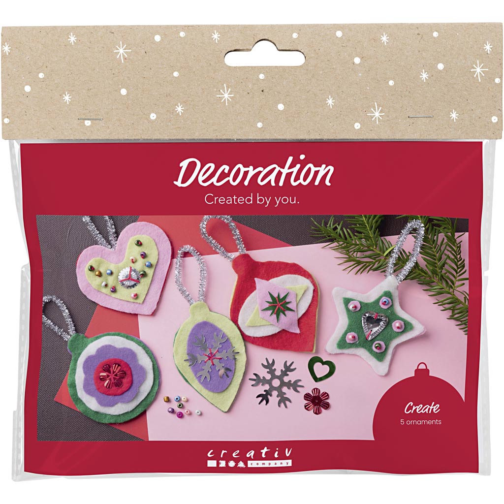 Christmas Felt Decoration Craft Kit