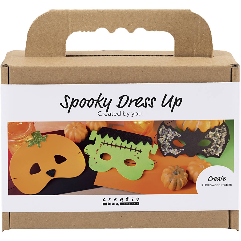 Halloween Spooky Dress-Up Masks Mini Craft Kit
