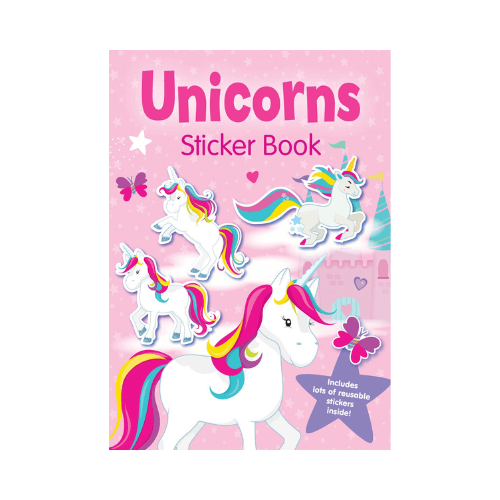 Wholesale Unicorns Sticker Book - (Case of 24)
