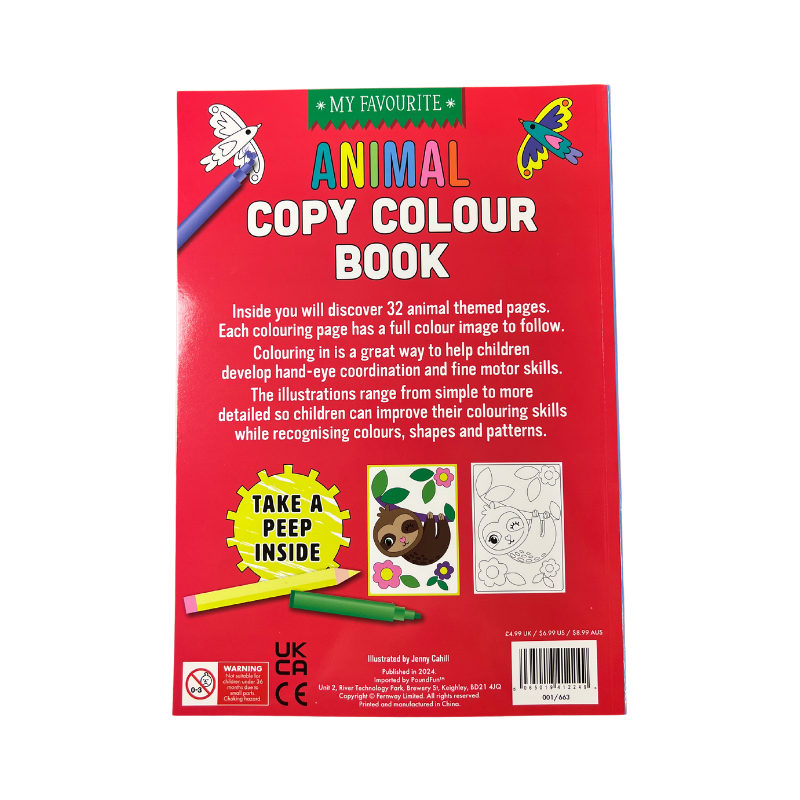 Animal Copy Colour Book