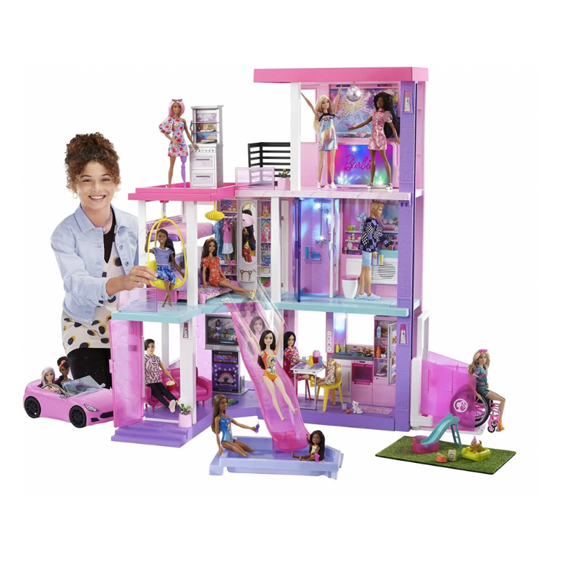 Interactive barbie hello dream house shop uk
