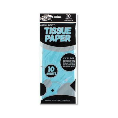 Wholesale Blue Wrapping Tissue Paper 10 Sheets - (Case of 16)