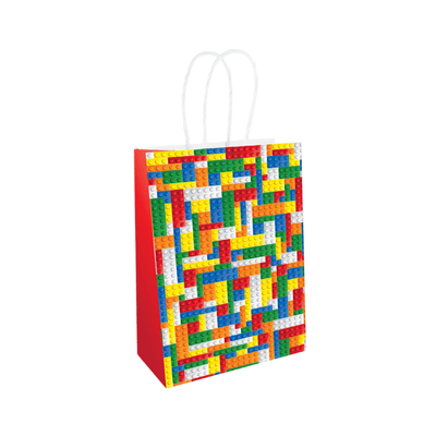 Wholesale Building Blocks Party Bag - (Case of 12)