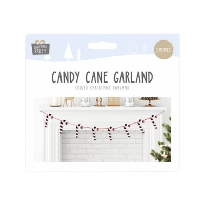 Wholesale Candy Cane Garland - (Case of 12)