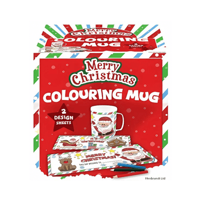 Wholesale Christmas Colouring Mug - (Case of 12)
