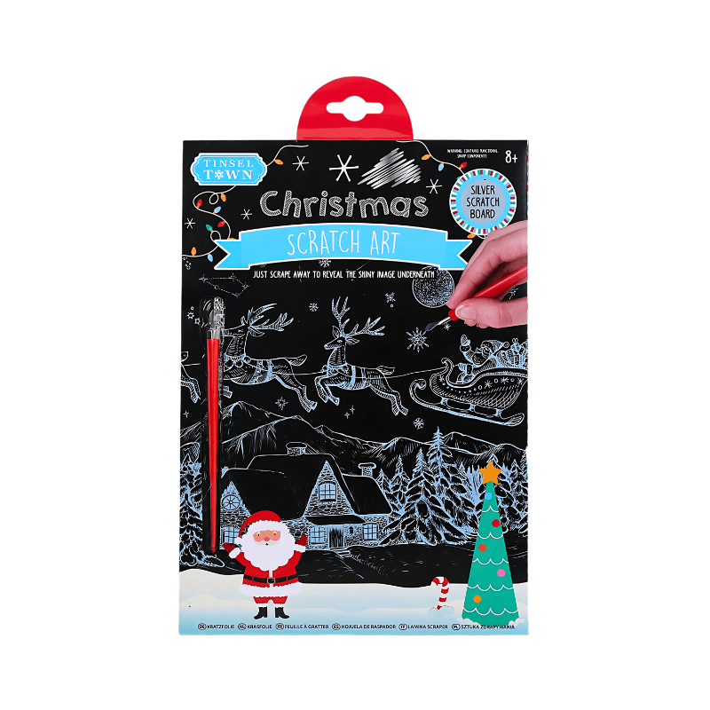 Wholesale Christmas Scratch Art Set - (Case of 12)