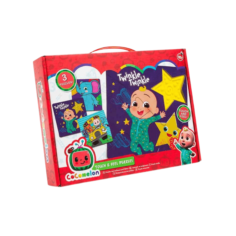 Wholesale CoComelon Touch & Feel Sensory Puzzles - (Case of 6)