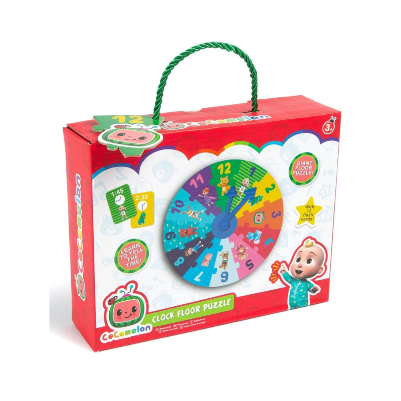 Wholesale Cocomelon Clock Floor Puzzle - (Case of 10)