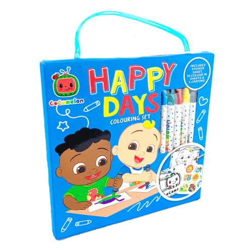 Wholesale Cocomelon Happy Days On The Go Colouring Set - (Case of 12)