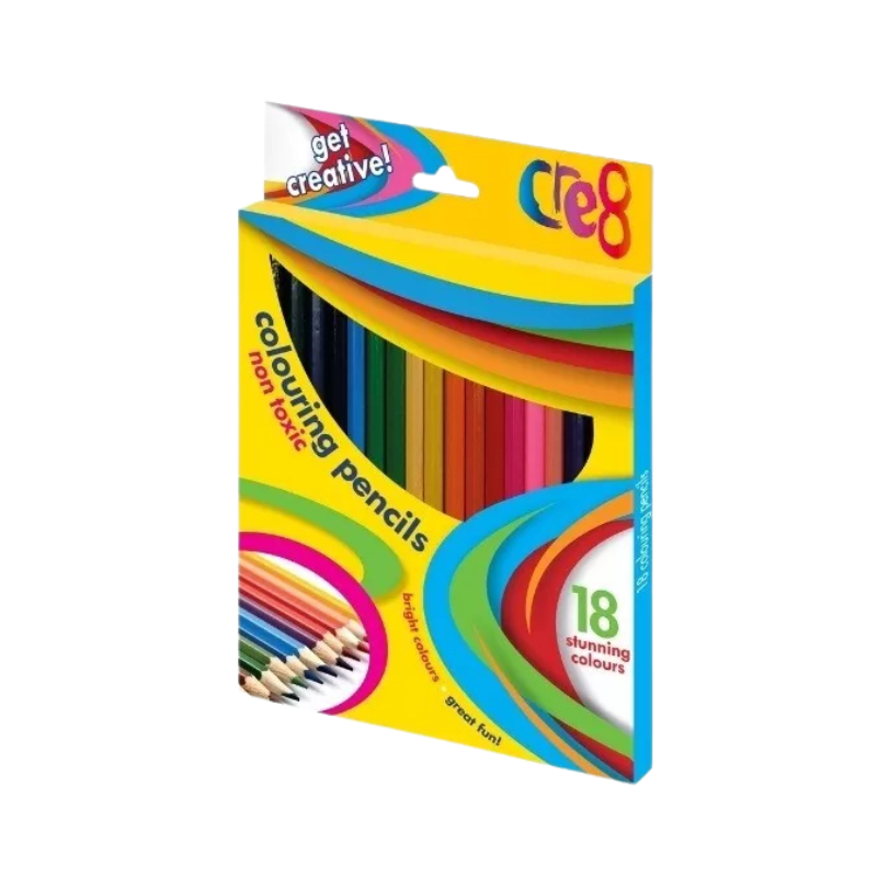 Wholesale Colouring Pencils 18 Pack - (Case of 12)