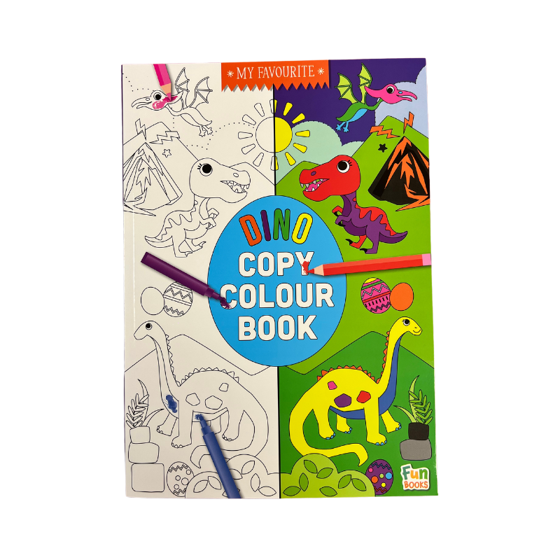 Wholesale Dino Copy Colour Book - (Case of 20)