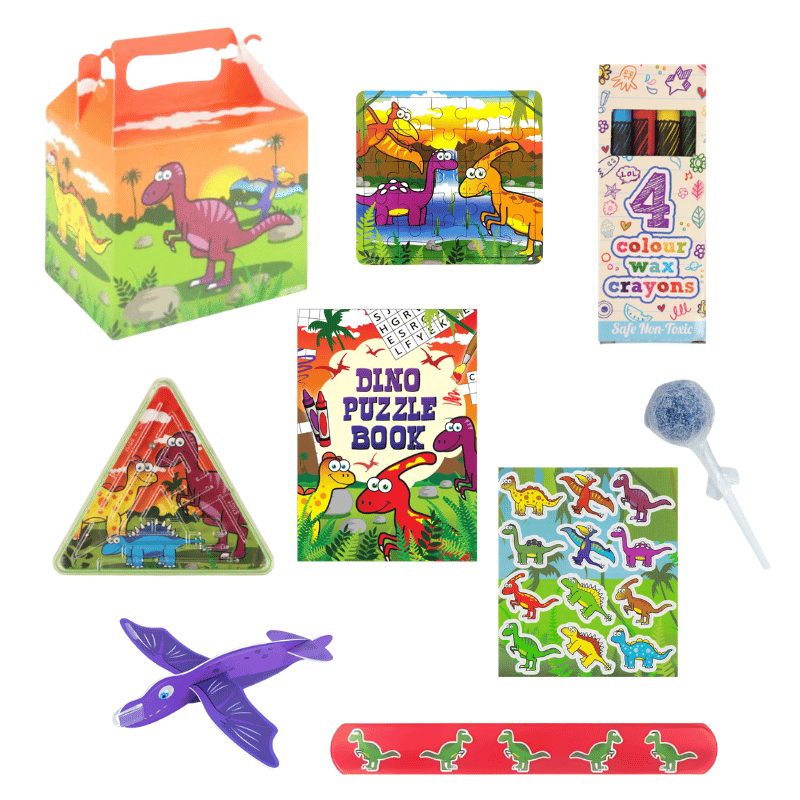 Dinosaur Theme Pre-Filled Party Box