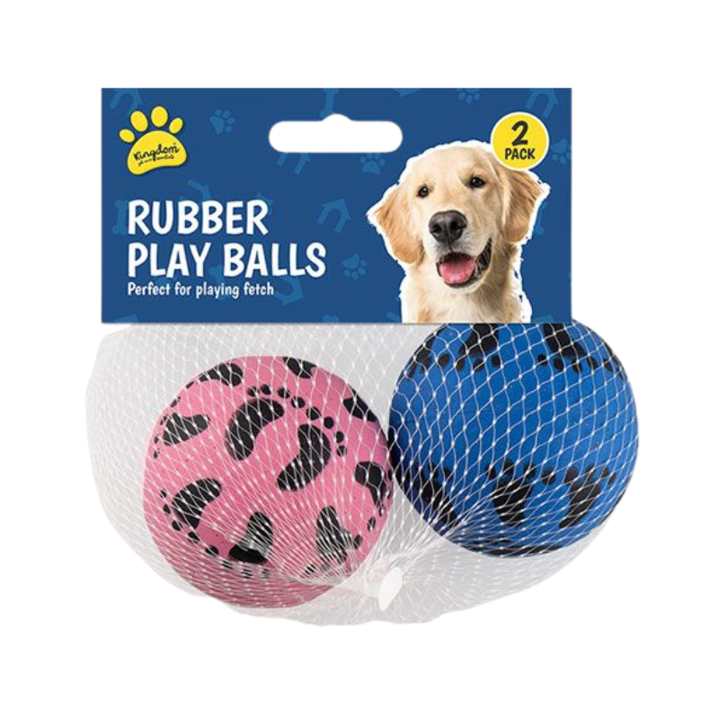Wholesale Rubber Balls Dog Toy - (Case of 24)