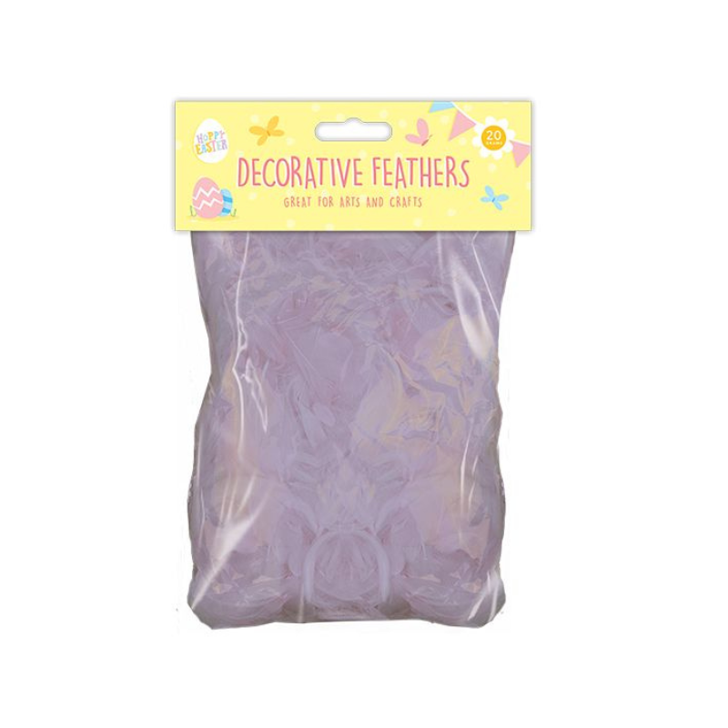 Easter Purple Decorative Feathers