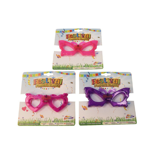 Wholesale Festival Flashing Glasses - (Case of 24)