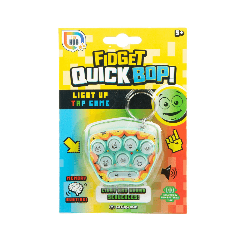 Wholesale Fidget Quick Bop Key Ring - (Case of 12)