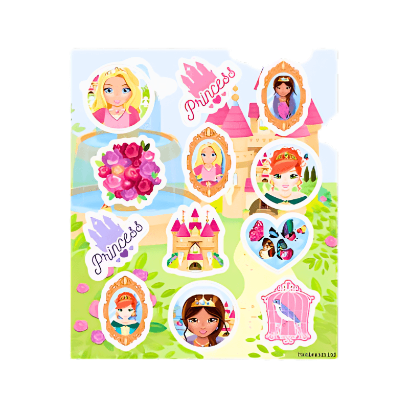 Wholesale Fun Princess Stickers - (CDU of 120)