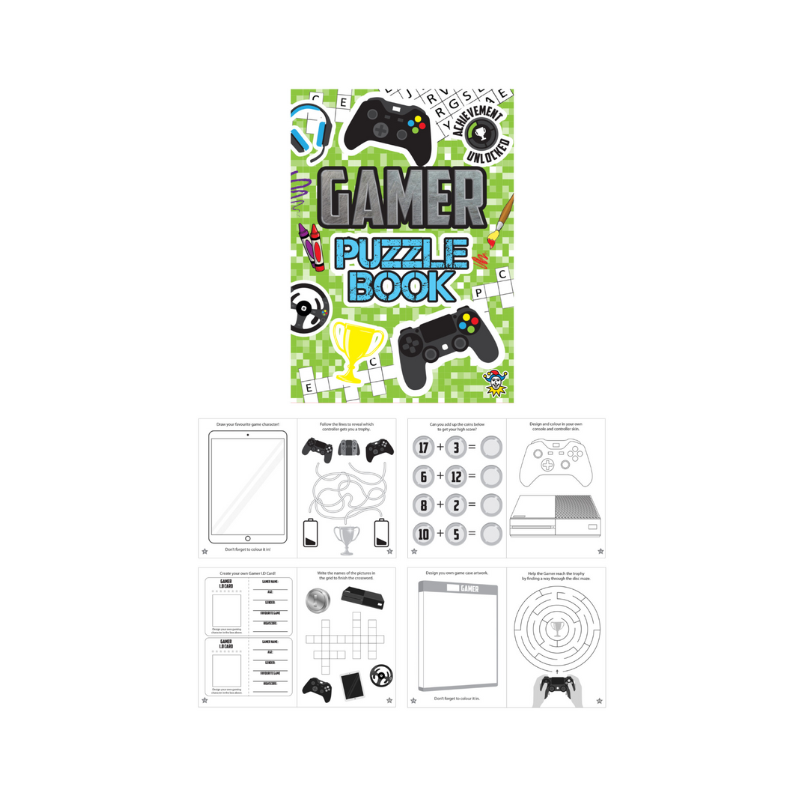 Gamer Puzzle Book
