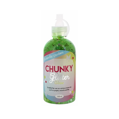 Wholesale Glitter Glue Green - (Case of 12)