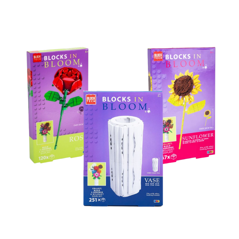 Block Tech Blocks In Bloom Flower Bundle