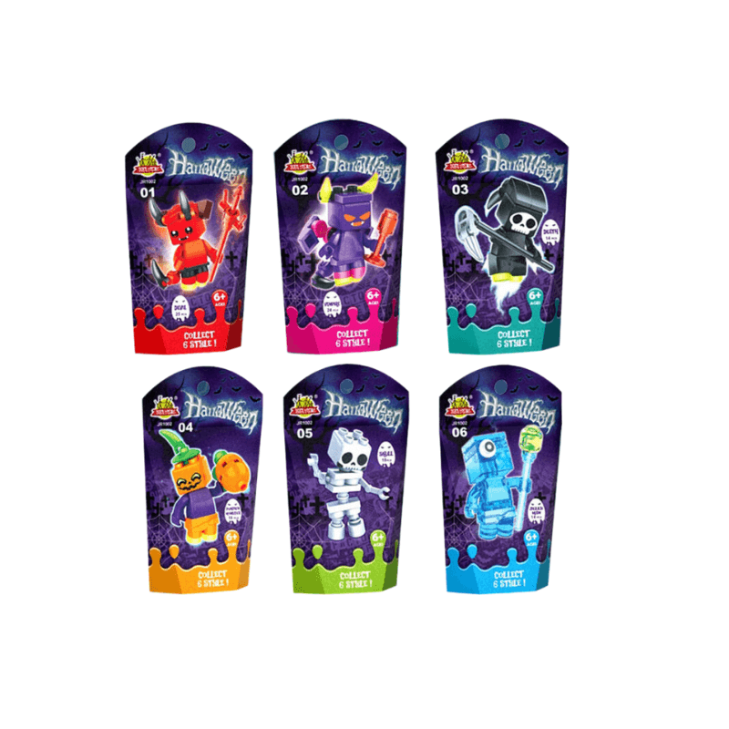 Wholesale Glow in the Dark Halloween Block Kits - (CDU of 12)