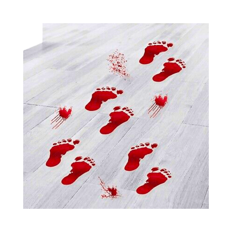 Halloween Footprint Floor Stickers