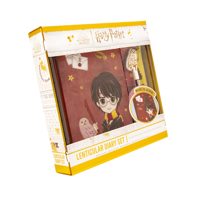 Wholesale Harry Potter Lenticular Diary Set - (Case of 12)