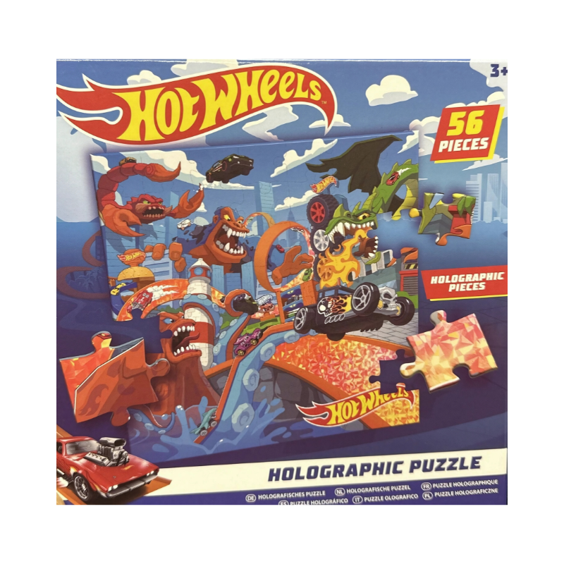 Hot Wheels Holographic Puzzle