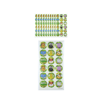 Wholesale Jungle Stickers - 18 Stickers - (Case of 24)