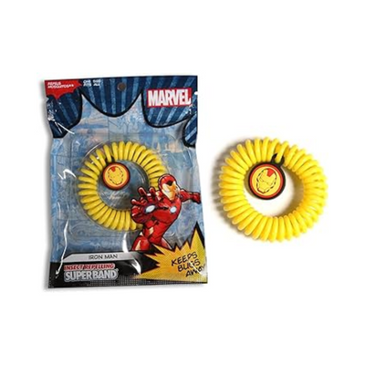 Wholesale Marvel Iron Man Insect Repelling SuperBand - (Case of 12)