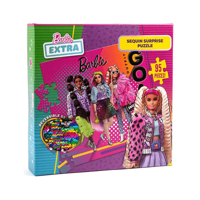 Wholesale Barbie Extra Sequin Surprise Puzzle - (Case of 12)