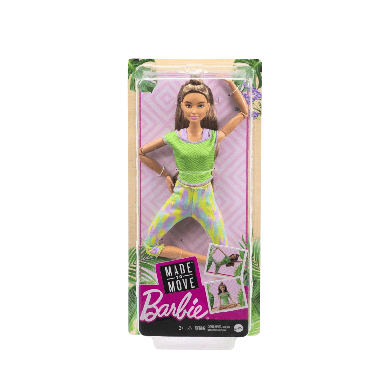 Mattel Barbie Made To Move Doll Brunette – PoundFun