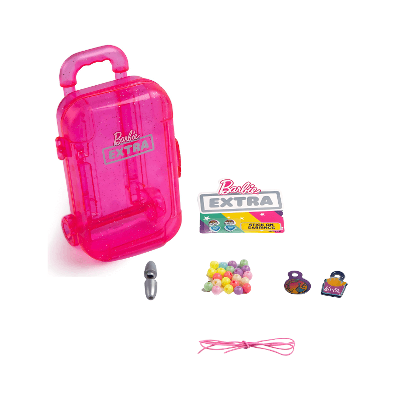 Mattel Barbie Extra Jewellery Suitcase Surprise - Pink