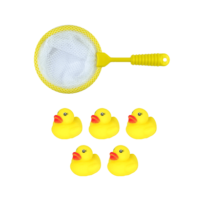 Wholesale Mini Rubber Ducks With Net - (Case of 12)