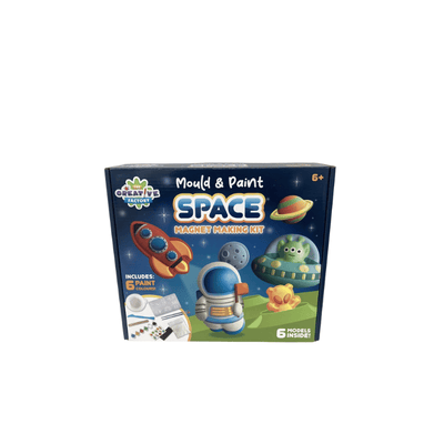 Wholesale Mould & Paint Your Own Space Magnets Craft Kit - (Case of 12)